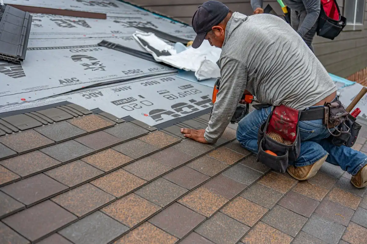 Wind Damage Roof Repair in Newton, MA